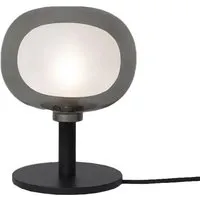tooy lampe de table nabila 552.32 (chrome noir, fumé - verre et métal)