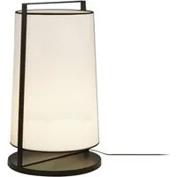tooy lampadaire macao 551.65 (variateur sur câble, blanc - tissu et métal)