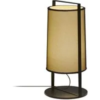 tooy lampe de table macao 551.32 (beige avec maille noire - tissu et métal)