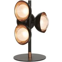 tooy lampe de table muse 554.35 (variateur sur câble, cuivre - verre et métal)