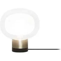 tooy lampe de table nabila 552.36 (laiton brossé, transparent - verre et métal)