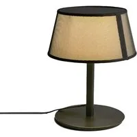 tooy lampe de table lilly 558.31 (beige avec maille noire - verre et métal)
