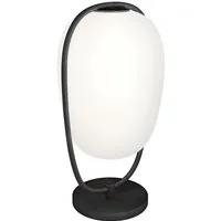 kdln kundalini lampe de table lanna' (noir - verre soufflé et métal)