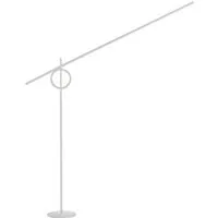pallucco lampadaire tangent xl (blanc - aluminium verni)