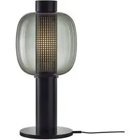 brokis lampadaire bonbori large pc1165 (gris fumé, base noire - verre et métal verni)