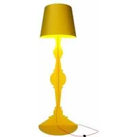 youmeand lampadaire demì 180° (jaune - acier)