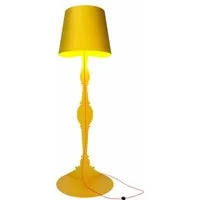 youmeand lampadaire demì 270° (jaune - acier)