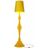 youmeand lampadaire demì 90° (jaune - acier)