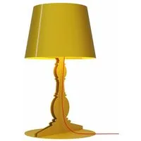 youmeand lampe de table demì table (jaune - acier)