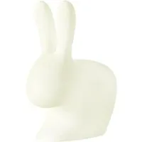 qeeboo lampadaire pour l'extérieur rabbit lamp led rgb (blanc - polyéthylène)