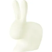 qeeboo lampadaire pour l'extérieur rabbit small lamp led rgb (blanc - polyéthylène)