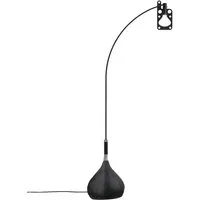 axo light lampadaire bul-bo (3000k, noir - acier et aluminium)