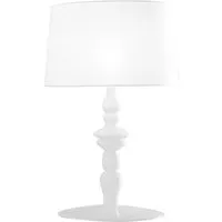 karman lampe de table alibababy (h 40 cm - céramique et lin)