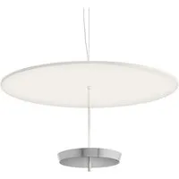 modoluce lampe à suspension ombrella ø 100 cm (blanc, coupe chrome - métal)