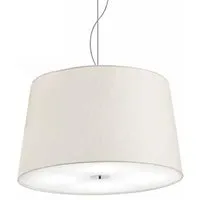 modoluce lampe à suspension milleluci ø 80 cm (wool - tissu et plexiglas opale)