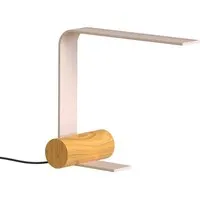 tooy lampe de table nastro 563.31 (beige / frêne - aluminium et bois)