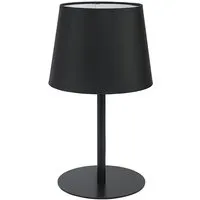 meme design lampe de table francis (noir - tissu et métal)