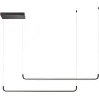 redo group lampe à suspension balance (150 cm, noir mat - métal)