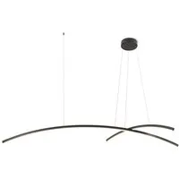 redo group lampe à suspension katana (160 cm, noir mat - métal)