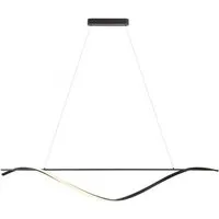 redo group lampe à suspension savage (150 cm, noir mat - métal)