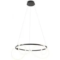 redo group lampe à suspension corral (66 cm, noir sablé - métal)