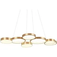 redo group lampe à suspension cronos (103 cm, bronze - métal)