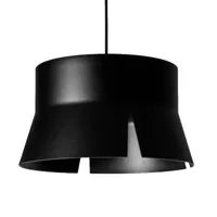 bsweden lampe à suspension split noire grand