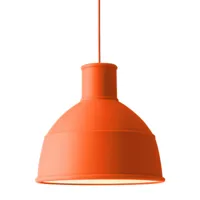 muuto lampe à suspension unfold orange