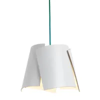 bsweden lampe leaf blanche blanc-turquoise