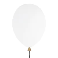 globen lighting applique murale balloon blanc-frêne