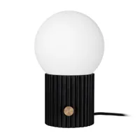 globen lighting lampe de table hubble ø22 cm noir