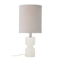 bloomingville lampe de table bloomingville albâtre 59 cm nature