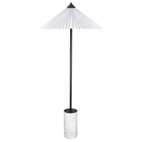 globen lighting lampadaire matisse 150 cm noir-blanc