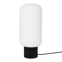 broste copenhagen lampe de table lolly noir-blanc-39 cm