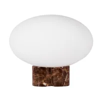 globen lighting lampe de table mammut ø28 cm marron