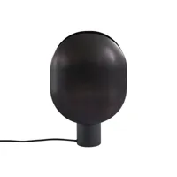 101 copenhagen lampe de table clam 43,5 cm noir brûlé