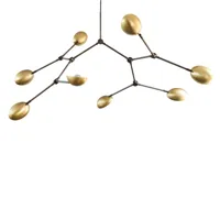 101 copenhagen lustre drop chandelier laiton