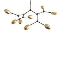 101 copenhagen lustre drop chandelier mini laiton