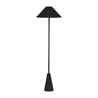 globen lighting lampadaire cannes 140 cm noir