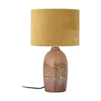 bloomingville lampe de table keisha rose-yellow