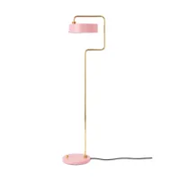 made by hand lampe sur pied petite machine light pink