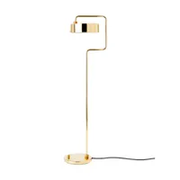 made by hand lampe sur pied petite machine polished brass