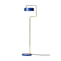 made by hand lampe sur pied petite machine royal blue