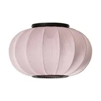 made by hand lampe murale/plafonnier knit-wit 45 oval light pink