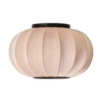 made by hand lampe murale/plafonnier knit-wit 45 oval sand stone