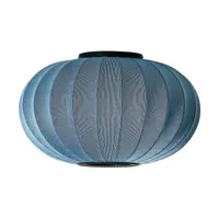 made by hand lampe murale/plafonnier knit-wit 57 oval blue stone