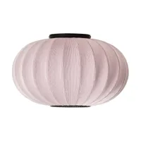 made by hand lampe murale/plafonnier knit-wit 57 oval light pink