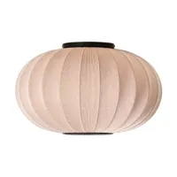 made by hand lampe murale/plafonnier knit-wit 57 oval sand stone