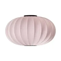 made by hand lampe murale/plafonnier knit-wit 76 oval light pink
