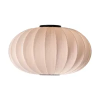made by hand lampe murale/plafonnier knit-wit 76 oval sand stone